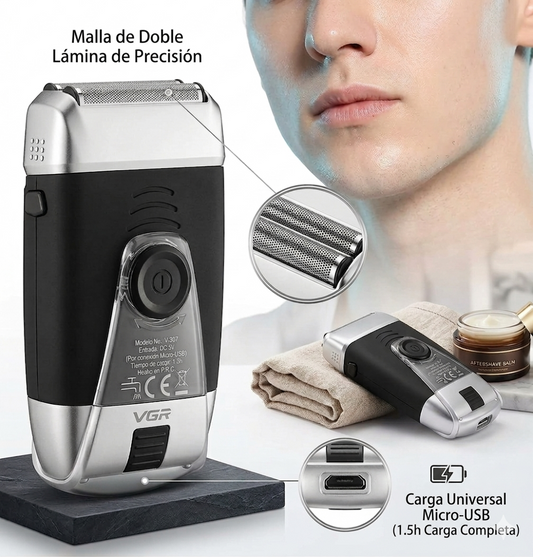 AquaPotenci - Afeitadora IPX5