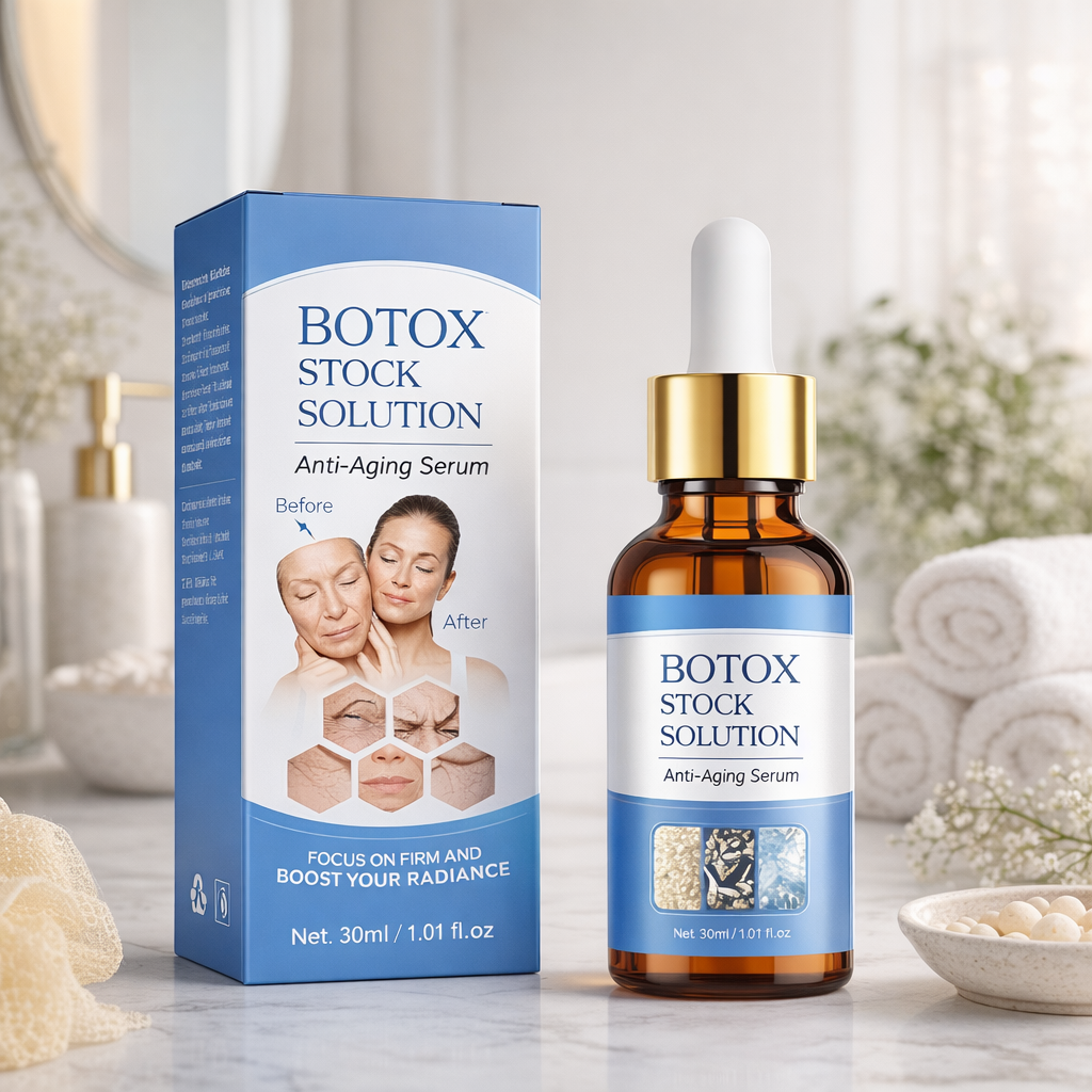 Suero antienvejecimiento con solución concentrada tipo bótox