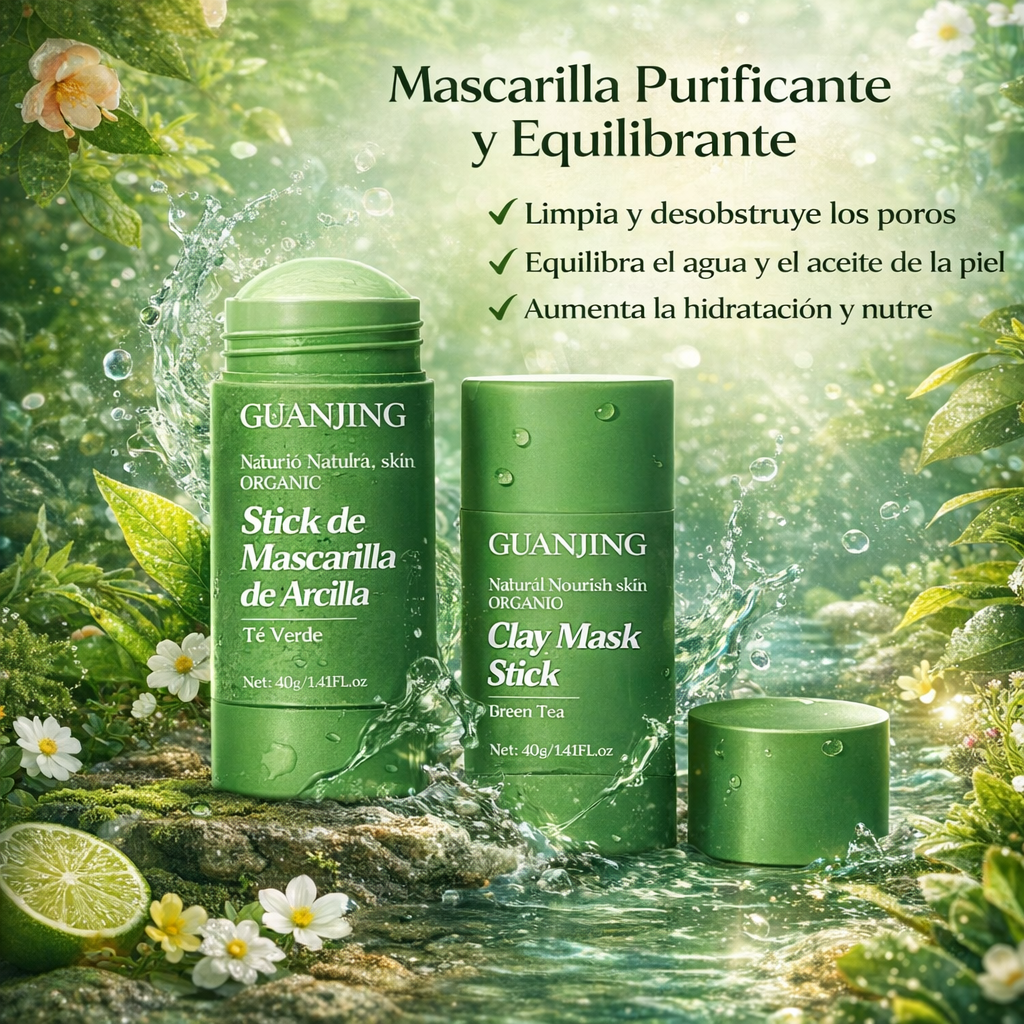 Mascarilla de té verde.
