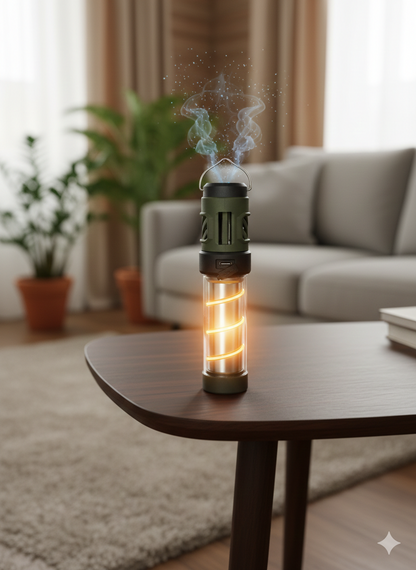 Lámpara Repelente de Mosquitos LED 3 en 1 Recargable