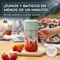 Licuadora portátil celeste - SmoothyGo-