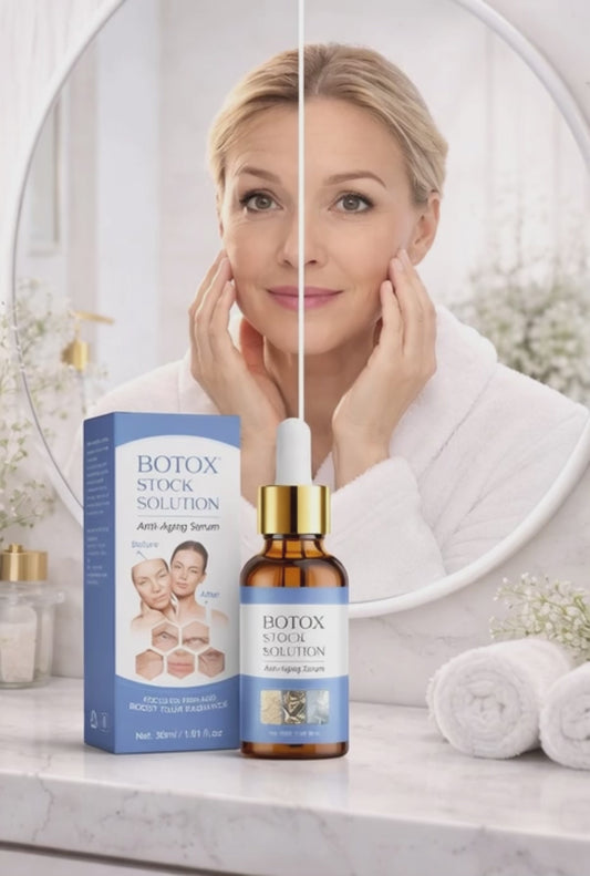 Suero antienvejecimiento con solución concentrada tipo bótox